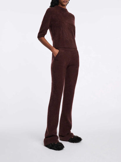 Outlet online Dorothee Schumacher Mujer Pantalones Fluffy Statement color Burdeos sku 761-003854 01 - Foto 2