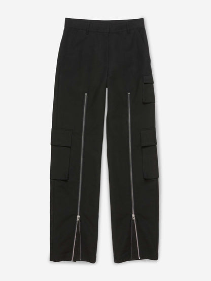 Outlet online Acne Studios Mujer Pantalones Cargo Satén color Negro sku 761-003859 01 - Foto 1