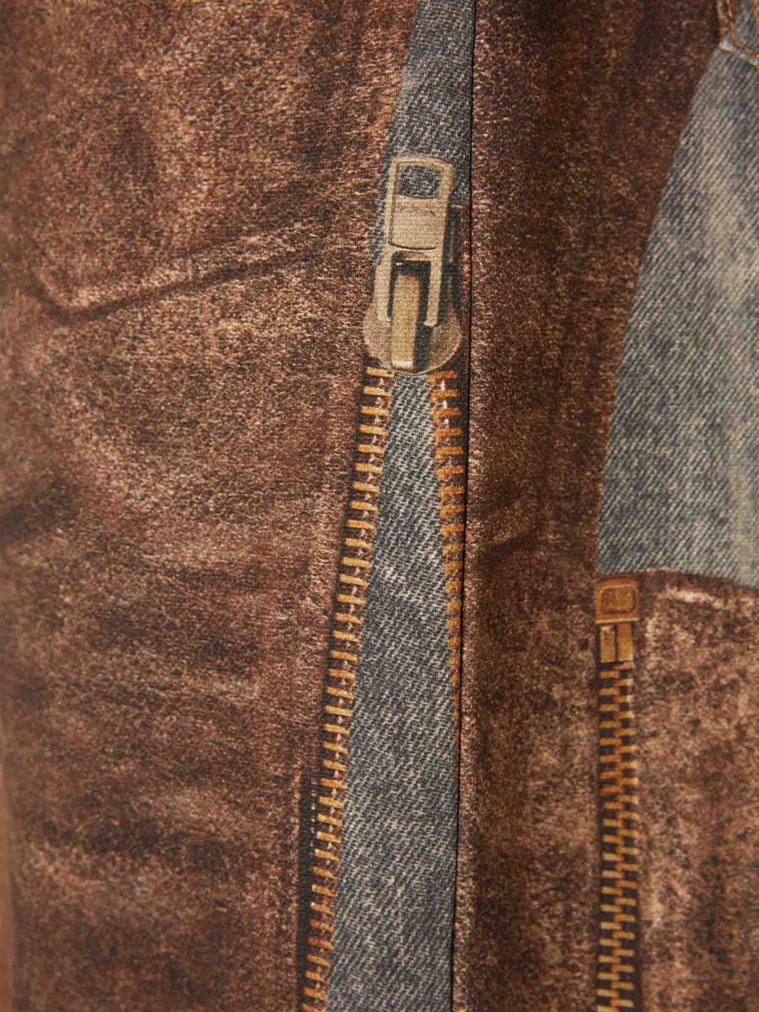 Outlet online Acne Studios Mujer Jeans Anchos Trampantojo color Marrón sku 761-003861 01 - Foto 5