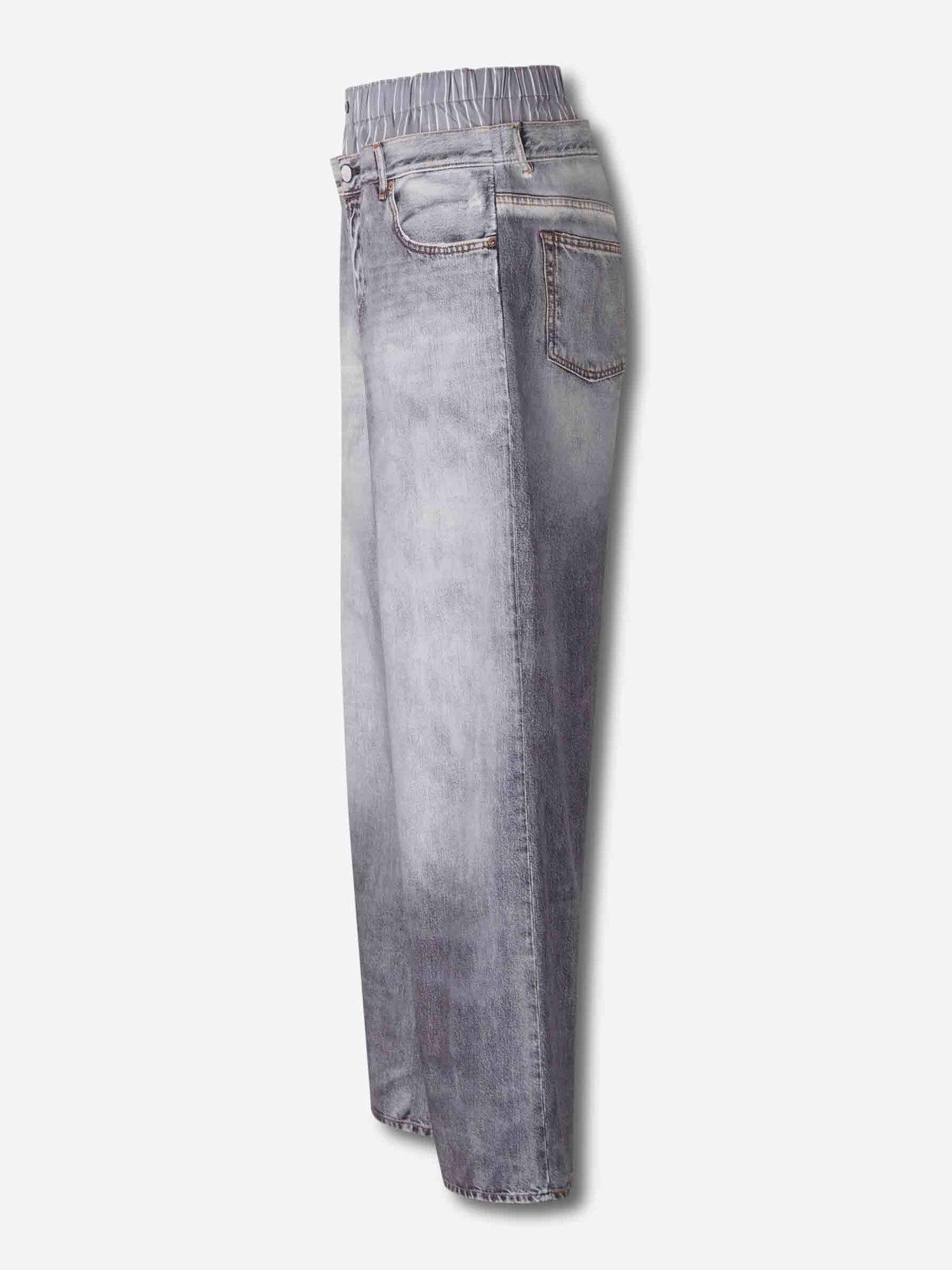 Outlet online Acne Studios Mujer Pantalones Trampantojo Estampado color Gris Piedra sku 761-003863 00 - Foto 2
