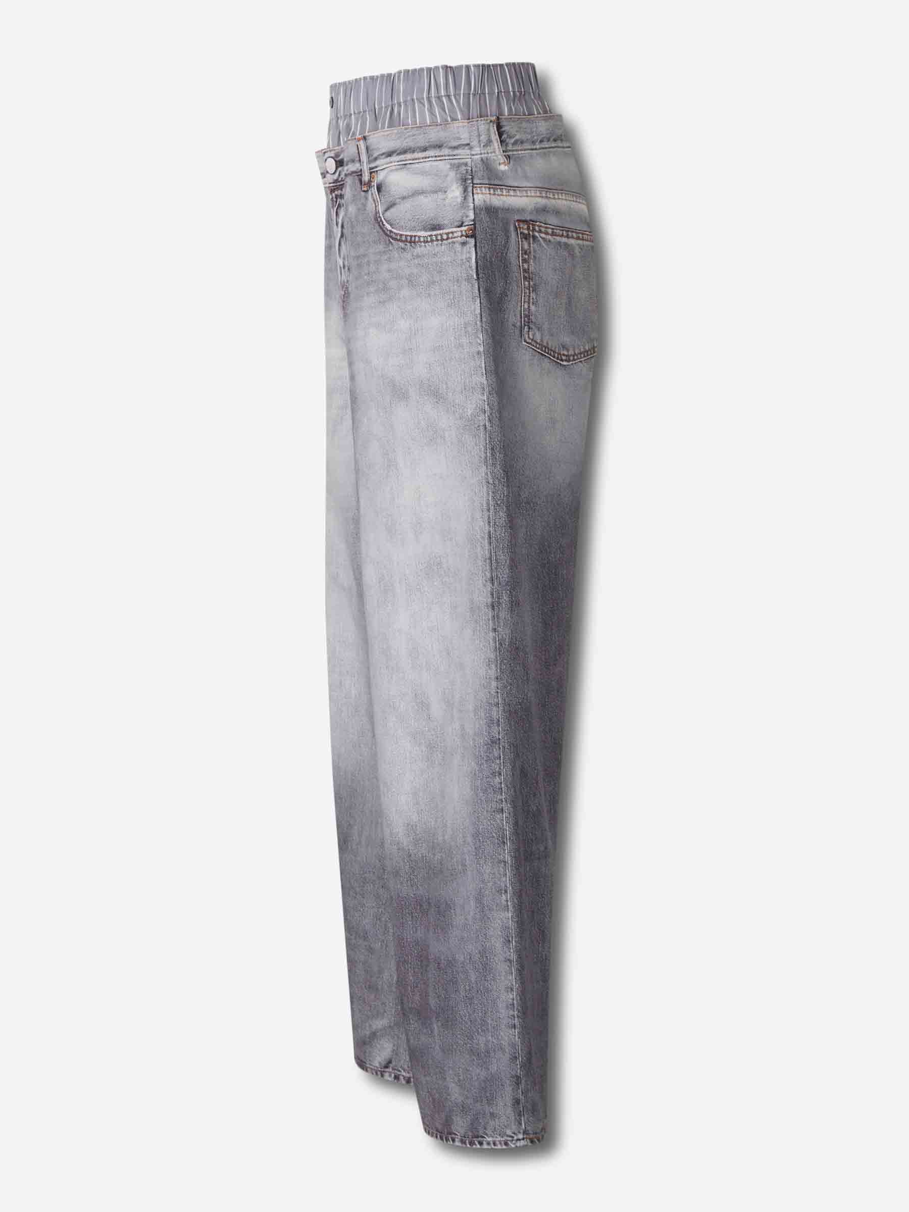 Outlet online Acne Studios Mujer Pantalones Trampantojo Estampado color Gris Piedra sku 761-003863 00 - Foto 2