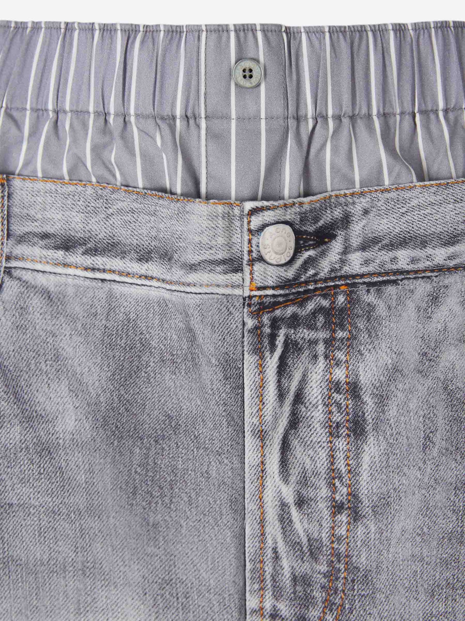 Outlet online Acne Studios Mujer Pantalones Trampantojo Estampado color Gris Piedra sku 761-003863 00 - Foto 5