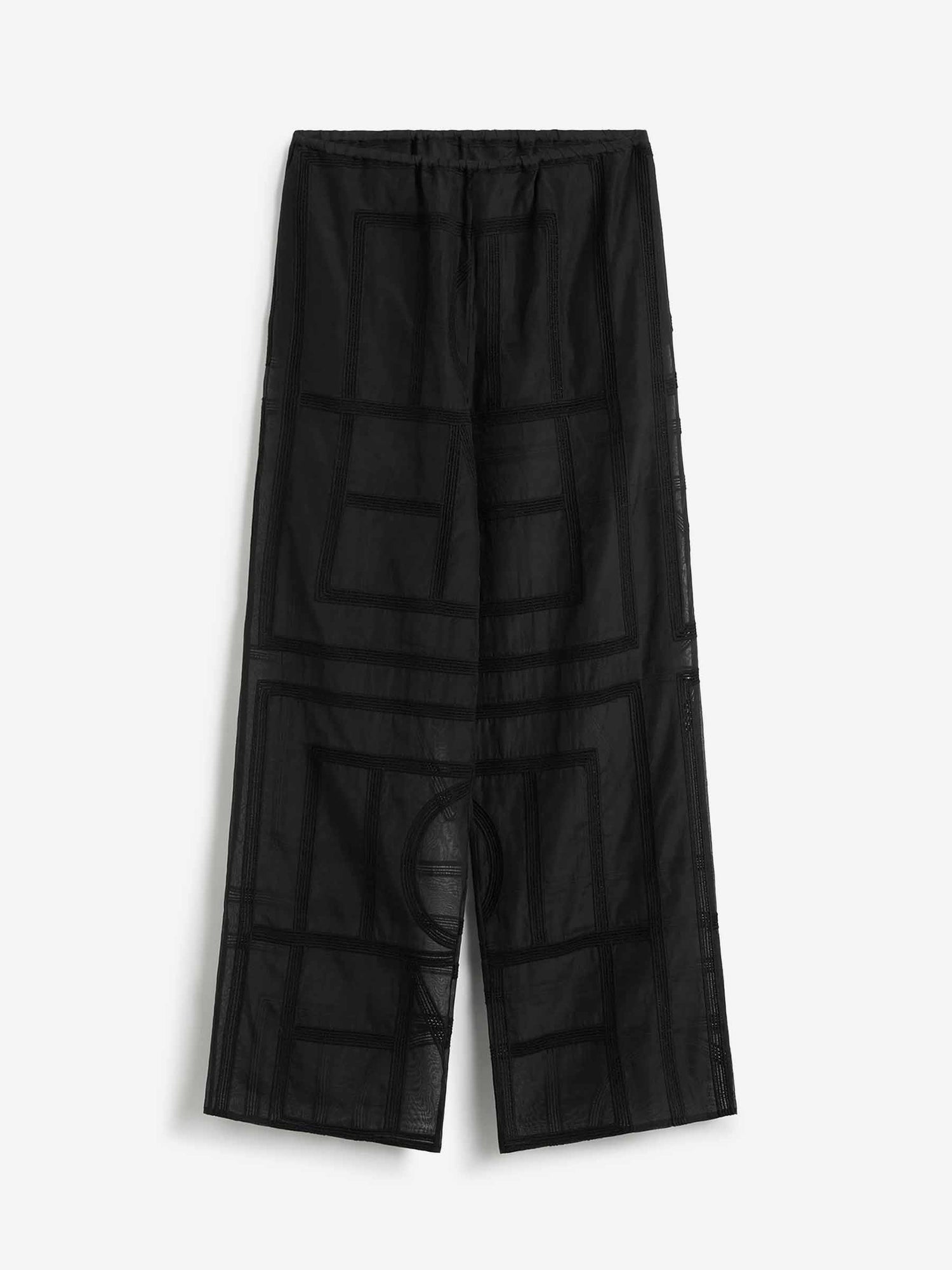 Outlet online TOTEME Mujer Pantalones anchos color Negro sku 761-003870 01 - Foto 1