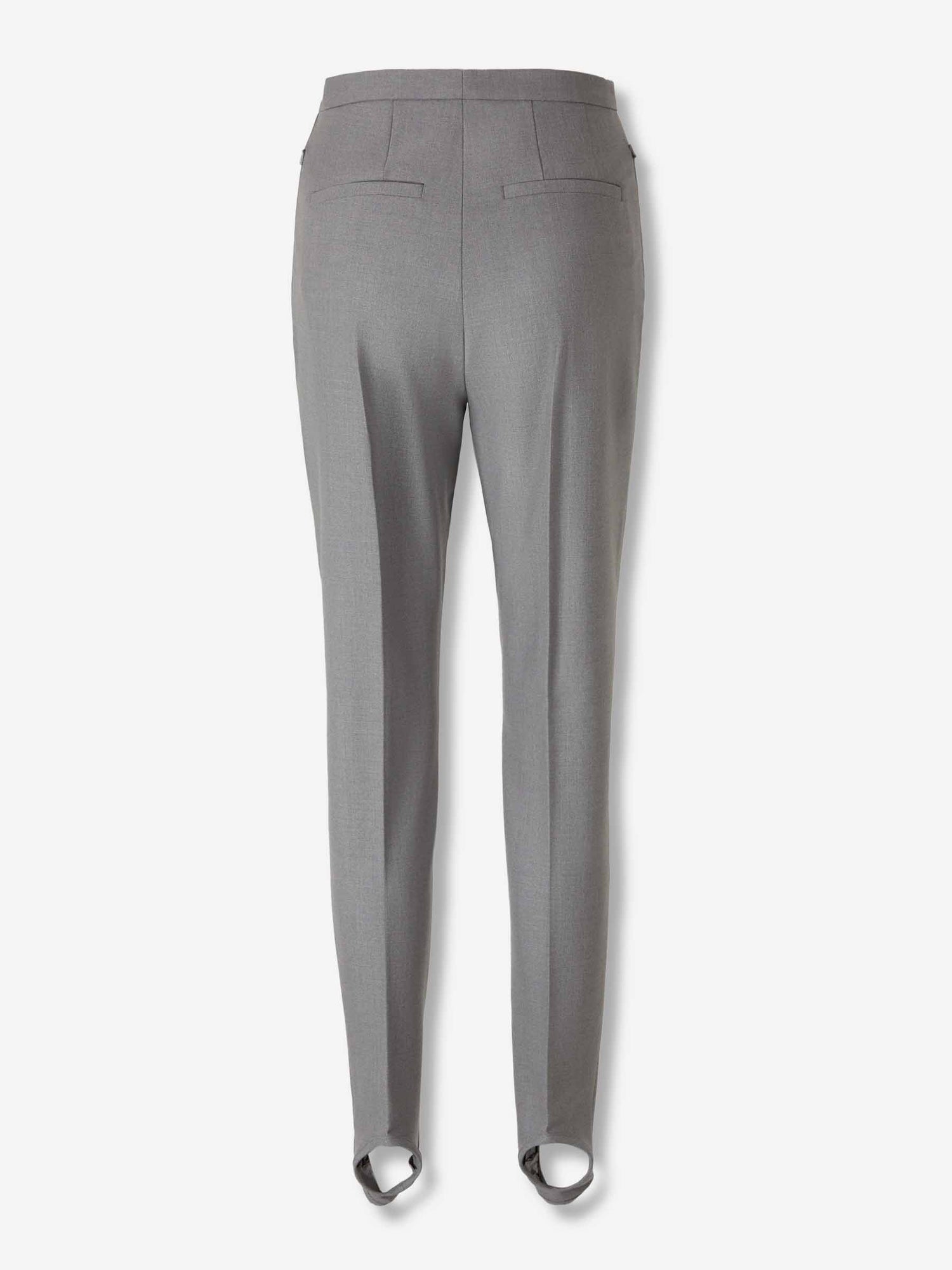 Outlet online Dries Van Noten Mujer Pantalones Rectos Lana color Gris sku 761-003877 01 - Foto 2