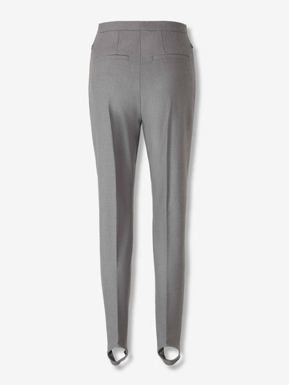 Outlet online Dries Van Noten Mujer Pantalones Rectos Lana color Gris sku 761-003877 01 - Foto 2
