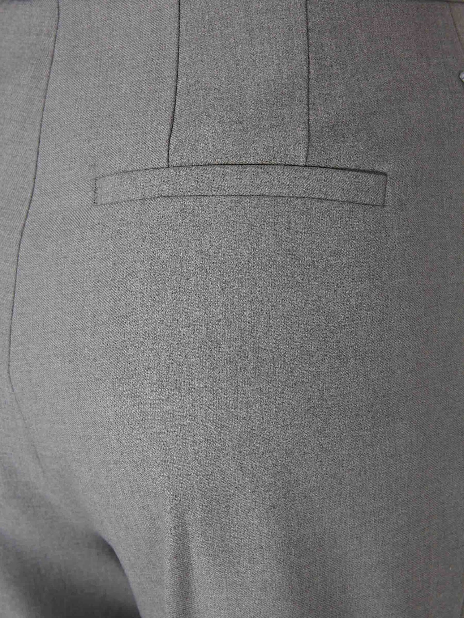 Outlet online Dries Van Noten Mujer Pantalones Rectos Lana color Gris sku 761-003877 01 - Foto 4