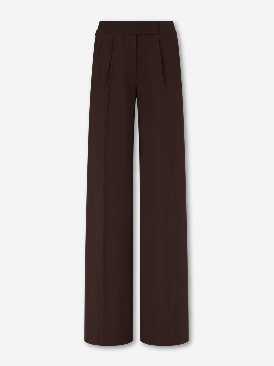 Outlet online Tom Ford Mujer Pantalones Anchos Doble Pinza color Marrón Oscuro sku 761-003895 01 - Foto 1