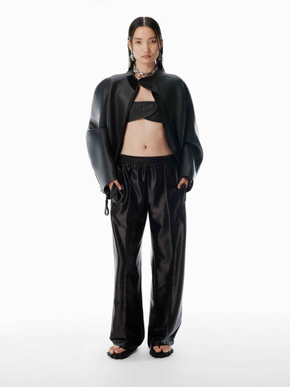 Outlet online Alexander Wang Mujer Joggers Satén color Negro sku 761-003901 01 - Foto 2