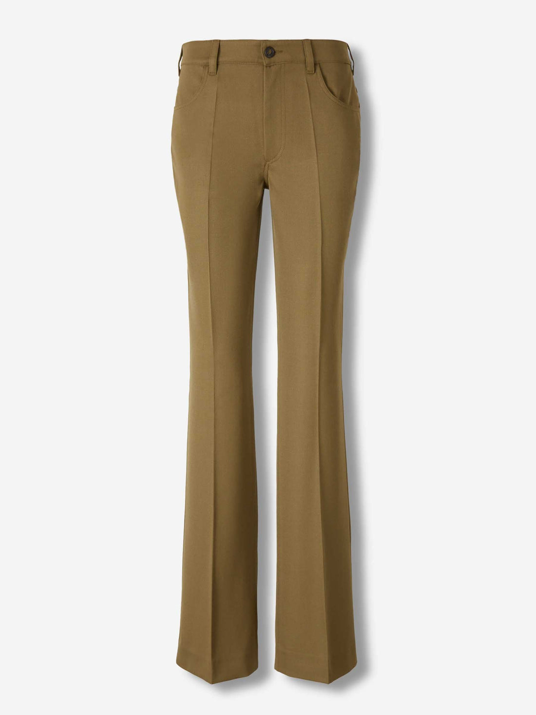 Outlet online The Attico Mujer Pantalones Straight Lana color Verde Militar sku 761-003903 01 - Foto 1
