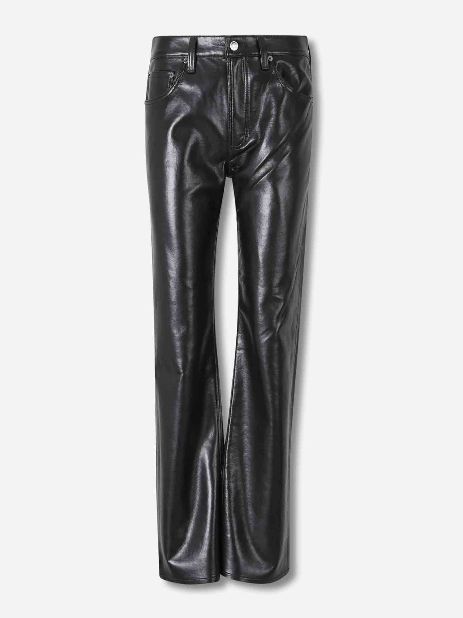 Outlet online Agolde Mujer Pantalones Rectos Piel color Negro sku 761-003915 01 - Foto 1