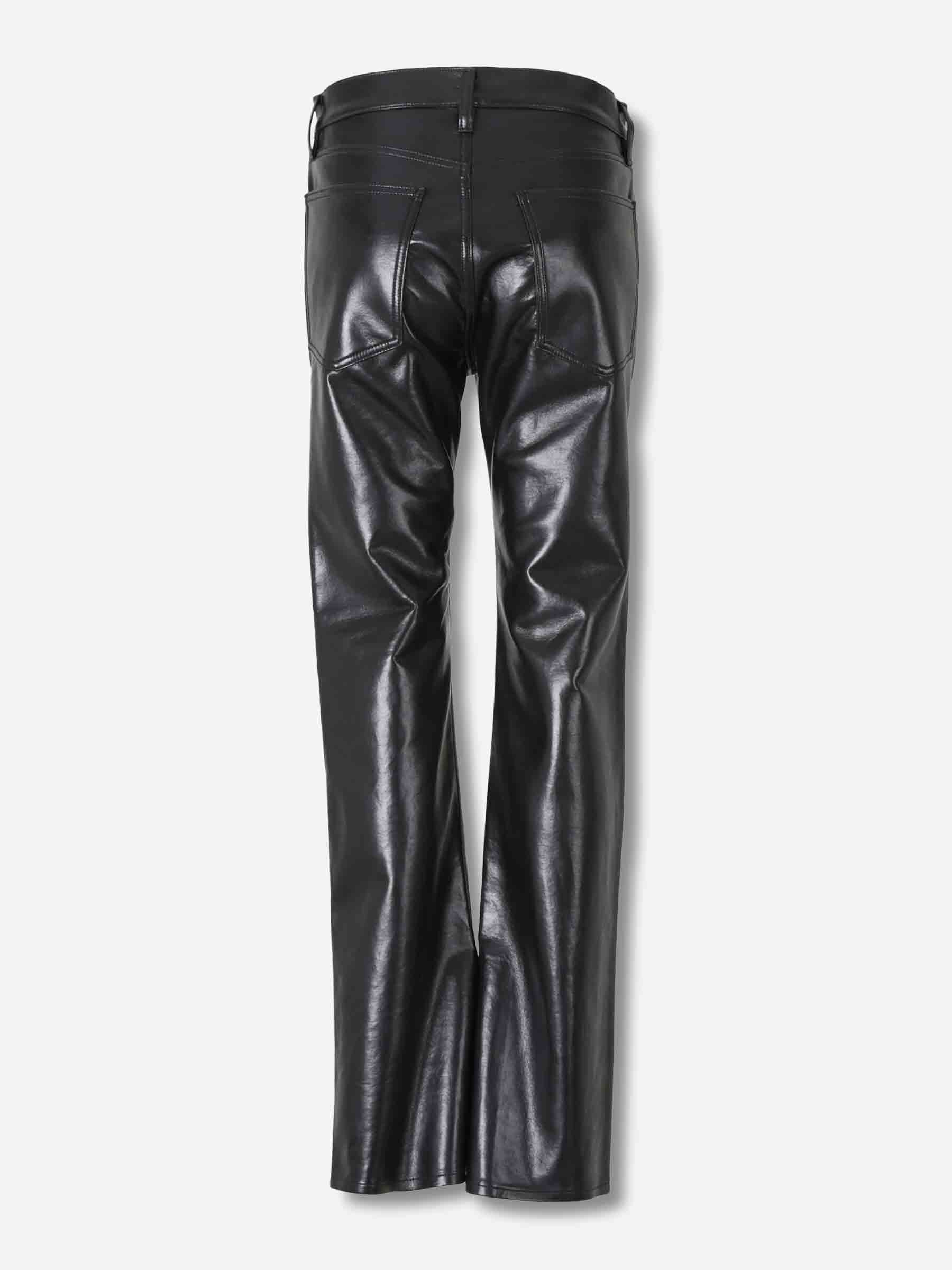Outlet online Agolde Mujer Pantalones Rectos Piel color Negro sku 761-003915 01 - Foto 2