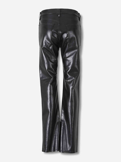 Outlet online Agolde Mujer Pantalones Rectos Piel color Negro sku 761-003915 01 - Foto 2