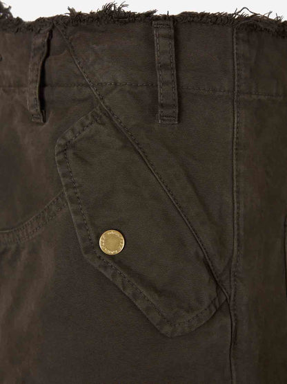 Outlet online Darkpark Mujer Pantalones Cargo color Verde Militar sku 761-003927 01 - Foto 4