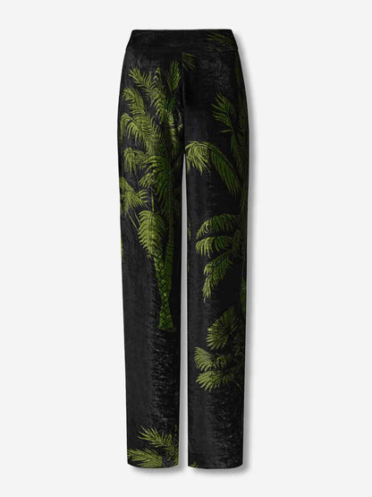 Outlet online Johanna Ortiz Mujer Pantalones Slouchiness color Verde sku 761-003934 01 - Foto 1