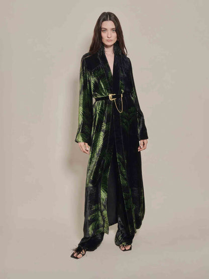 Outlet online Johanna Ortiz Mujer Pantalones Slouchiness color Verde sku 761-003934 01 - Foto 2