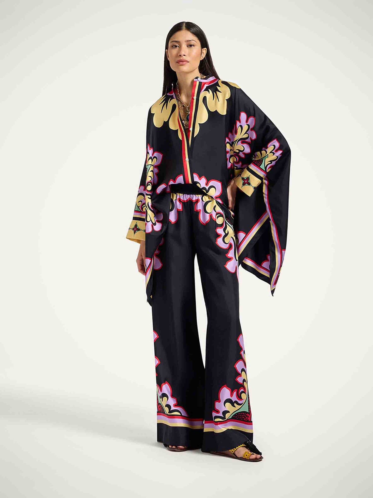 Outlet online LaDoubleJ Mujer Pantalones Anchos Palazzo color Multicolor sku 761-003945 01 - Foto 2