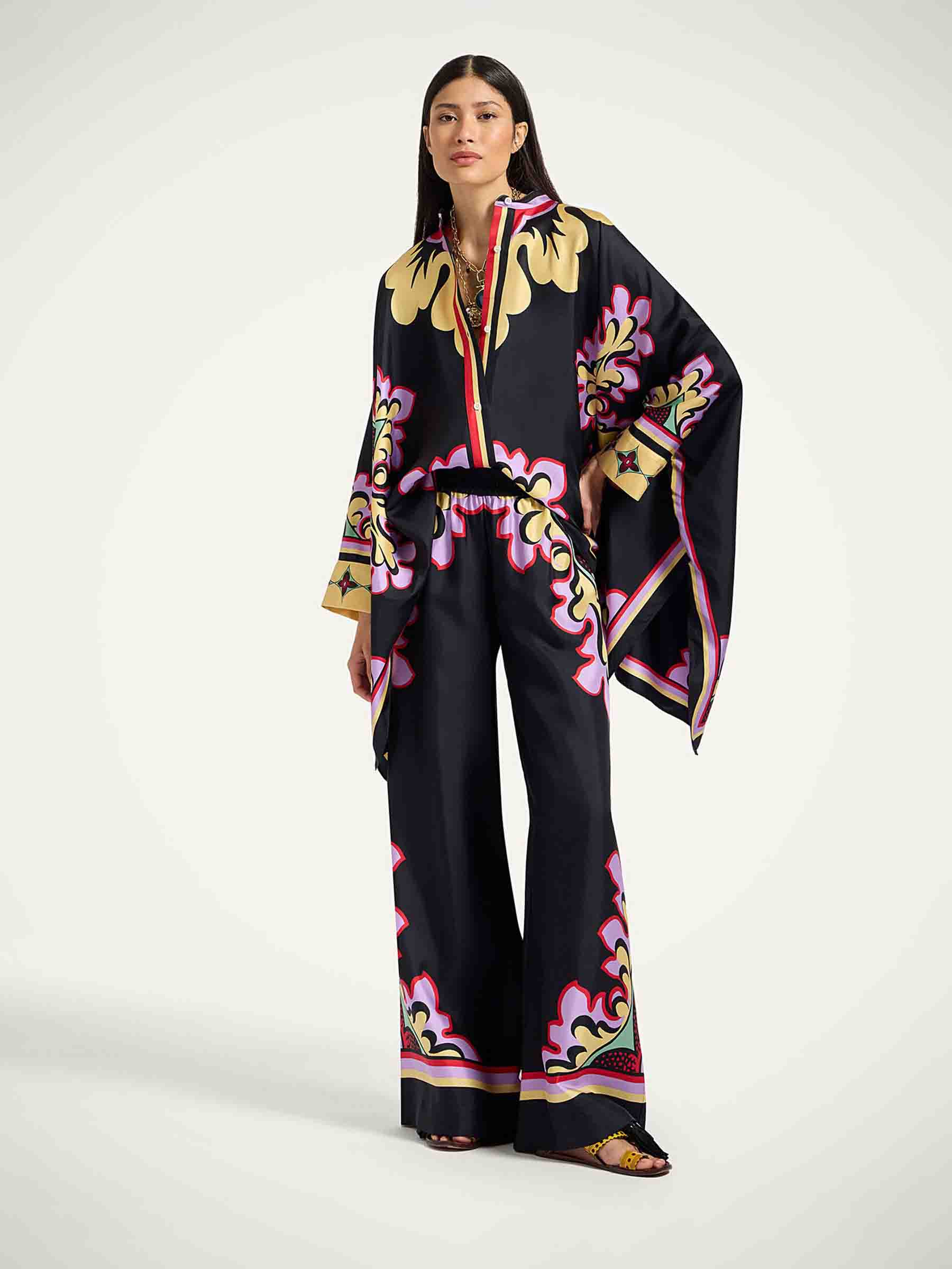 Outlet online LaDoubleJ Mujer Pantalones Anchos Palazzo color Multicolor sku 761-003945 01 - Foto 2
