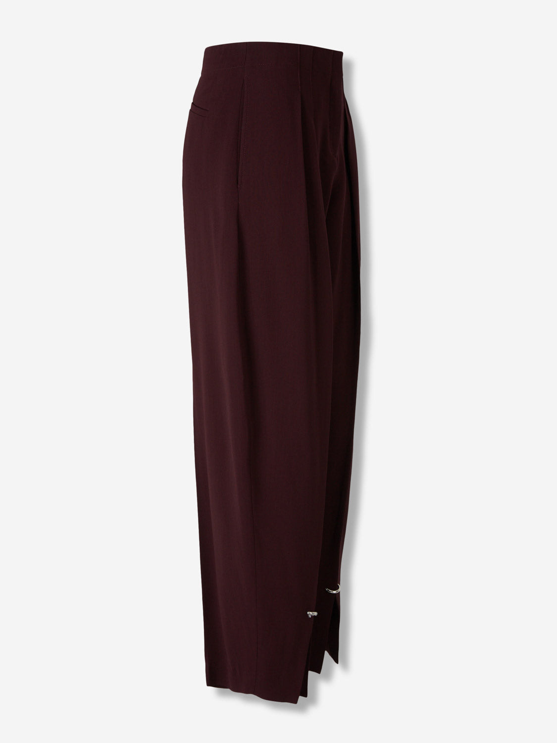 Outlet online Mugler Mujer Pantalones De Vestir color Burdeos sku 761-003957 01 - Foto 2
