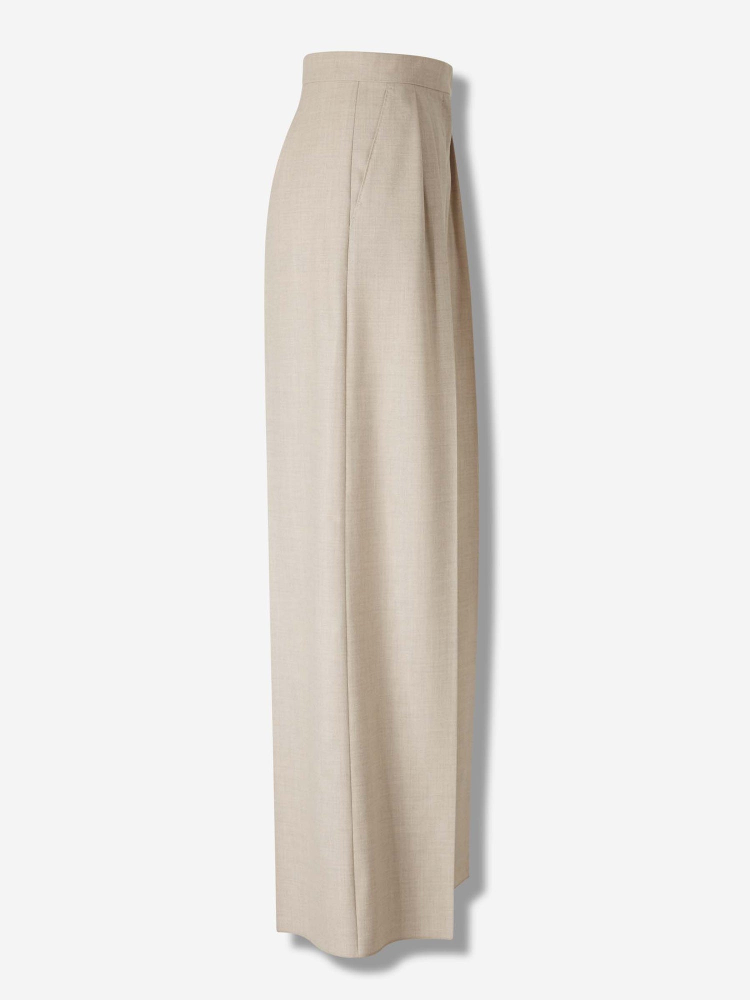 Outlet online Max Mara Mujer Pantalones Acampanados Zulia color Beige sku 761-003966 01 - Foto 2