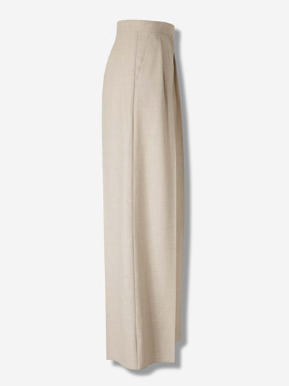 Outlet online Max Mara Mujer Pantalones Acampanados Zulia color Beige sku 761-003966 01 - Foto 2