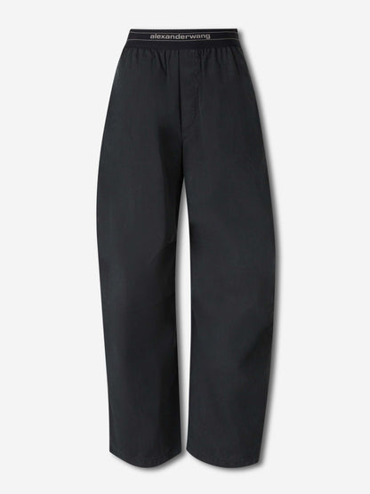 Outlet online Alexander Wang Mujer Pantalones Anchos Logo color Negro sku 761-003971 01 - Foto 1