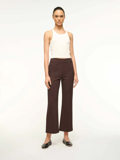 Outlet online Staud Mujer Pantalones Knack color Marrón Oscuro sku 761-003977 01 - Foto 2