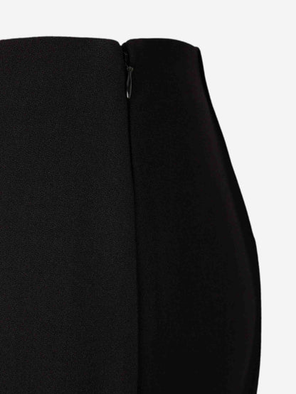 Outlet online Roland Mouret Mujer Pantalones Rectos Crepe color Negro sku 761-003988 01 - Foto 4
