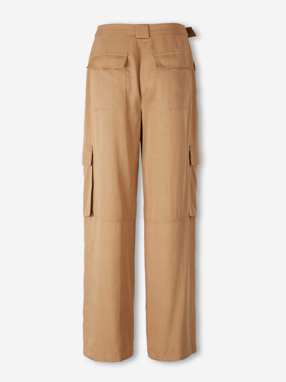 Outlet online Simkhai Mujer Pantalones Cargo Rectos color Camel sku 761-003990 01 - Foto 3