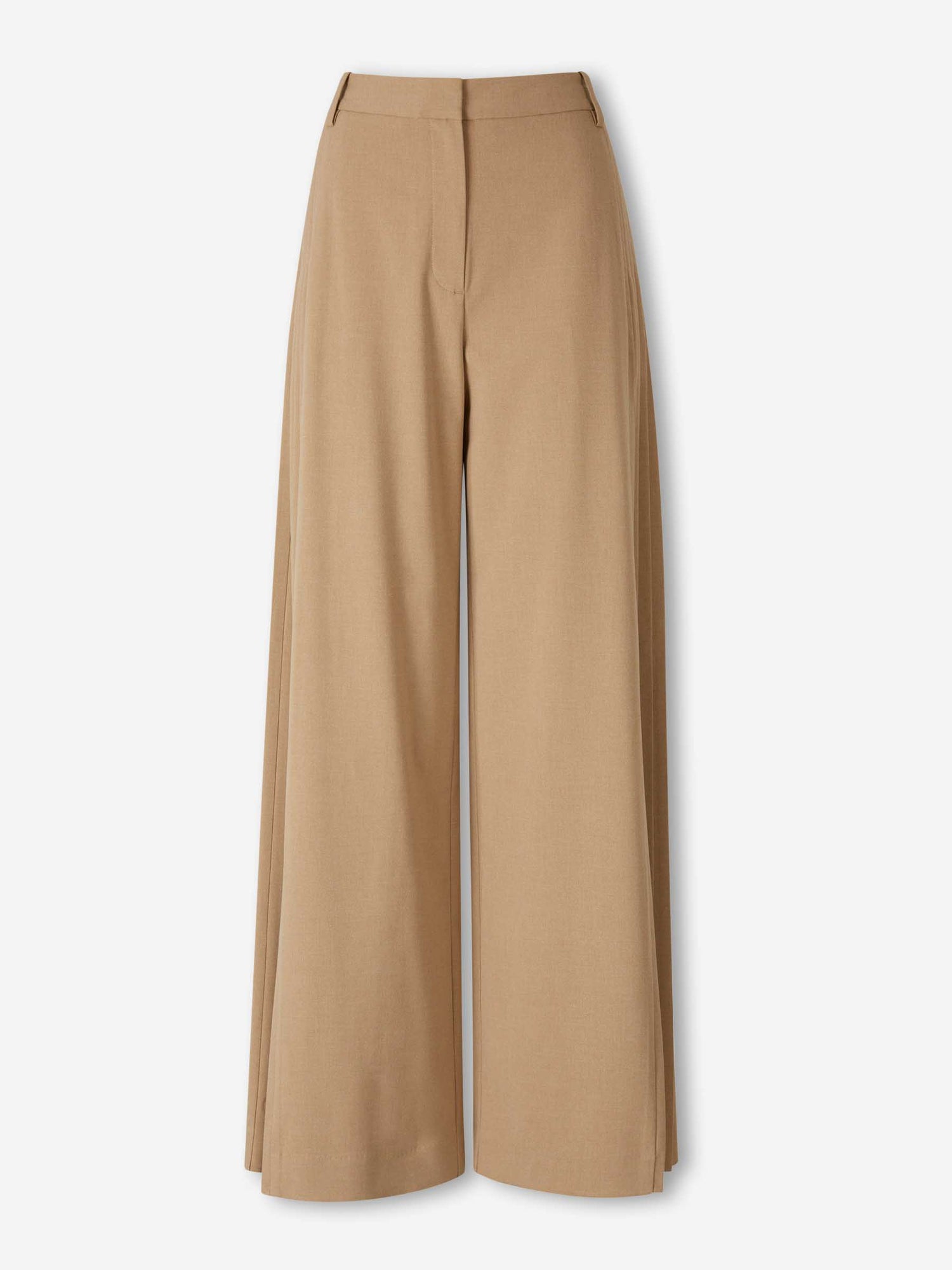 Outlet online Simkhai Mujer Pantalones Anchos Pliegues color Camel sku 761-003991 01 - Foto 1