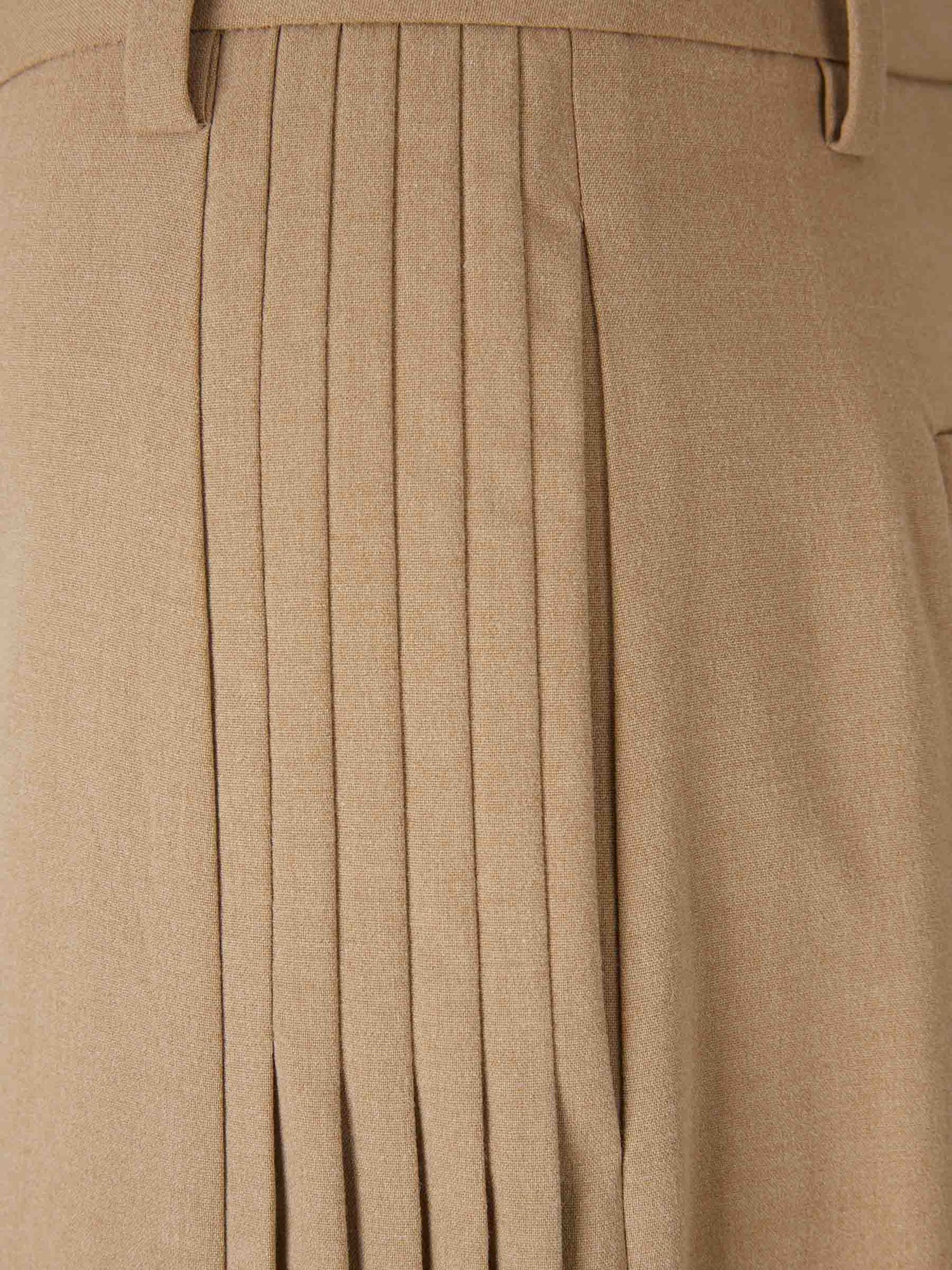 Outlet online Simkhai Mujer Pantalones Anchos Pliegues color Camel sku 761-003991 01 - Foto 4
