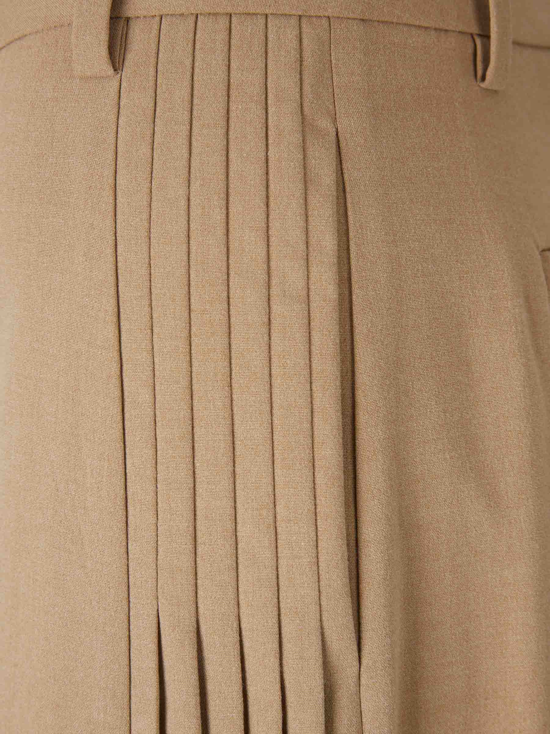 Outlet online Simkhai Mujer Pantalones Anchos Pliegues color Camel sku 761-003991 01 - Foto 4