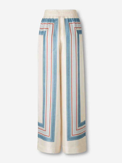 Outlet online Zimmermann Mujer Pantalones Anchos Rayas color Multicolor sku 761-004016 01 - Foto 3
