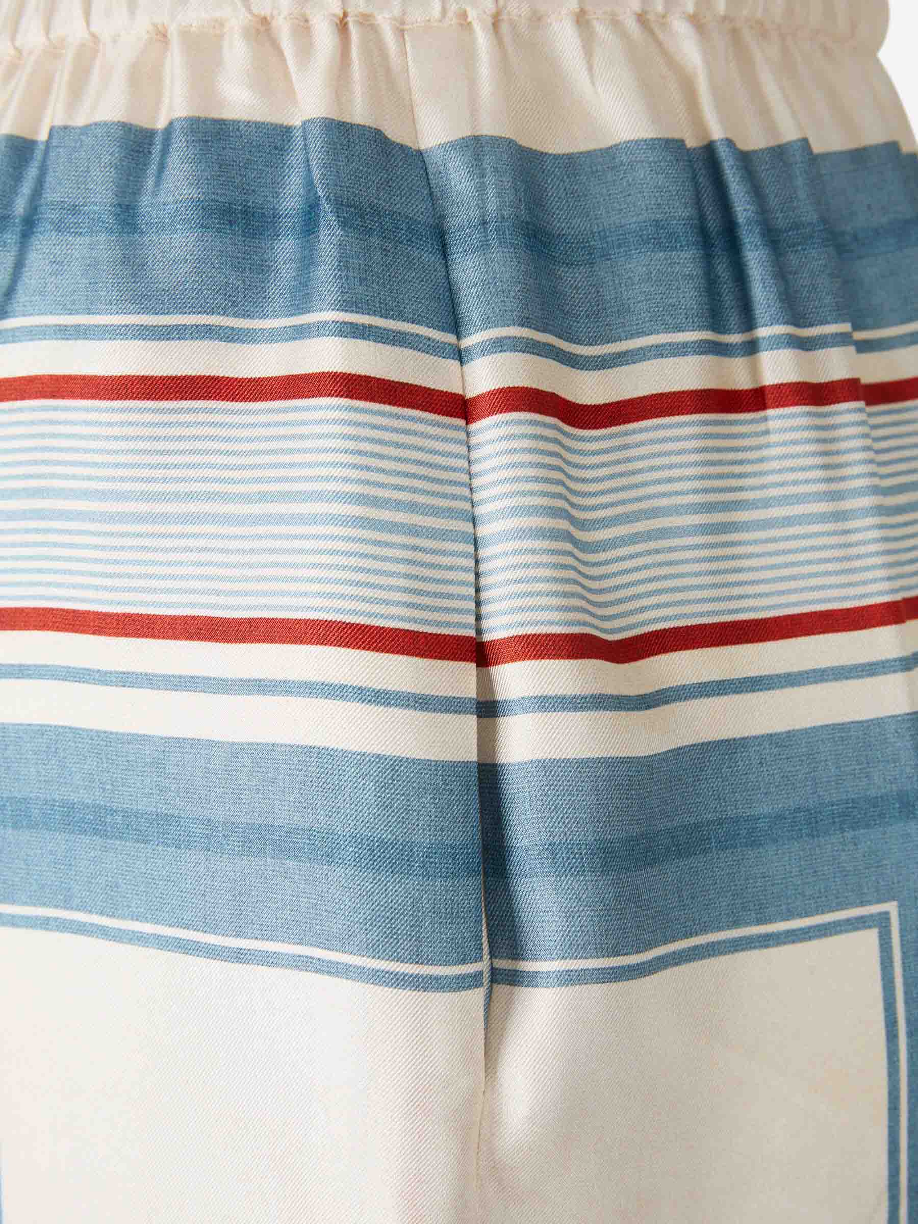 Outlet online Zimmermann Mujer Pantalones Anchos Rayas color Multicolor sku 761-004016 01 - Foto 4
