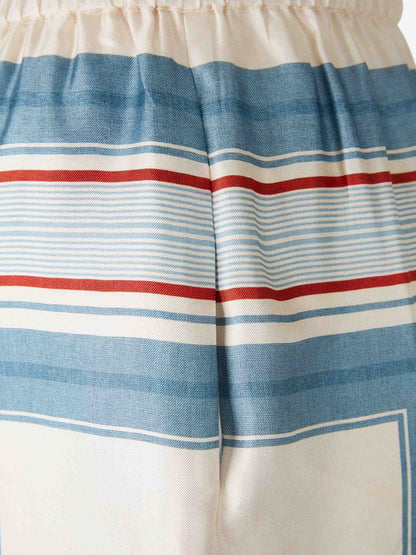 Outlet online Zimmermann Mujer Pantalones Anchos Rayas color Multicolor sku 761-004016 01 - Foto 4