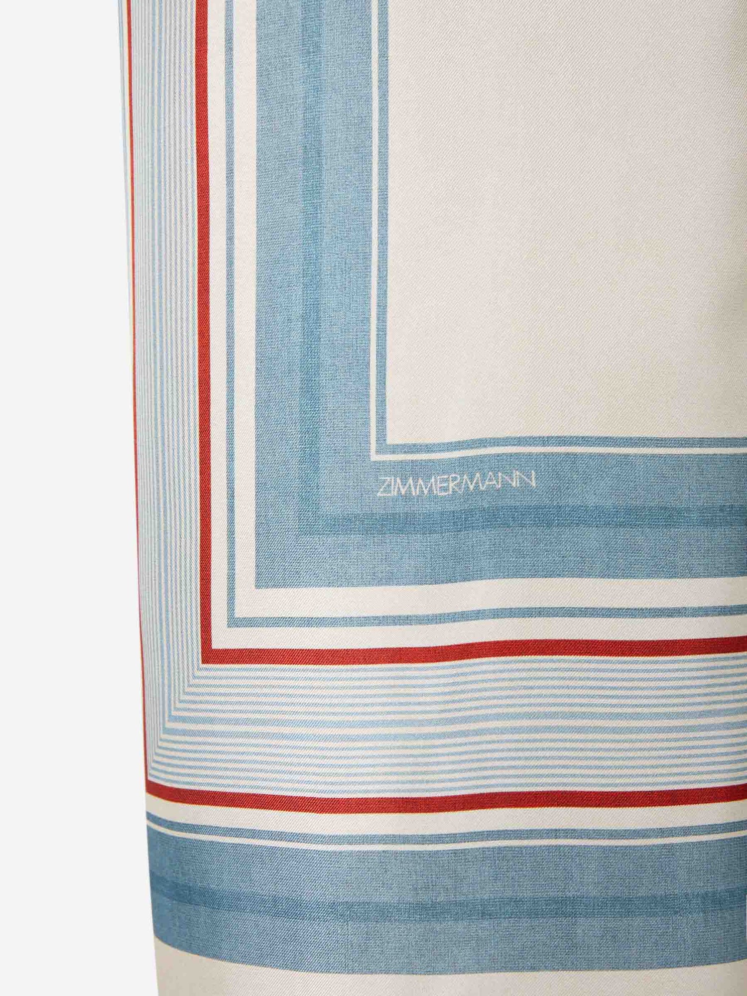 Outlet online Zimmermann Mujer Pantalones Anchos Rayas color Multicolor sku 761-004016 01 - Foto 5