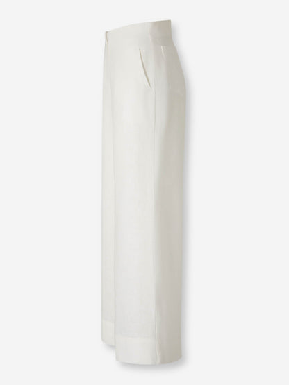 Outlet online Andres Otalora Mujer Pantalones Anchos El Sol color Marfil sku 761-004020 01 - Foto 2