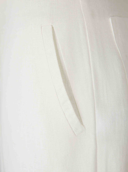 Outlet online Andres Otalora Mujer Pantalones Anchos El Sol color Marfil sku 761-004020 01 - Foto 4