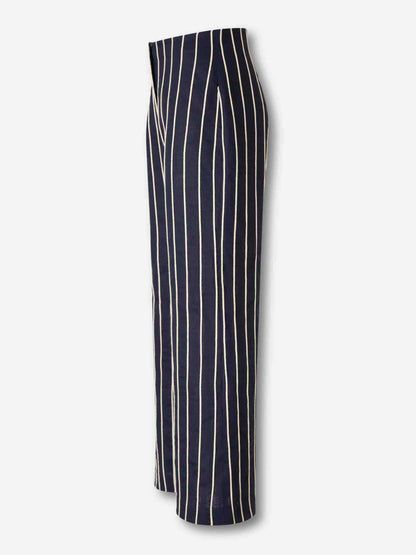 Outlet online Andres Otalora Mujer Pantalones Acampanados Tuyo color Azul Noche sku 761-004021 01 - Foto 2