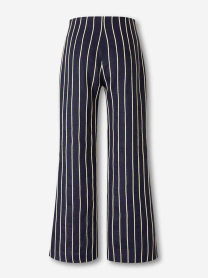 Outlet online Andres Otalora Mujer Pantalones Acampanados Tuyo color Azul Noche sku 761-004021 01 - Foto 3