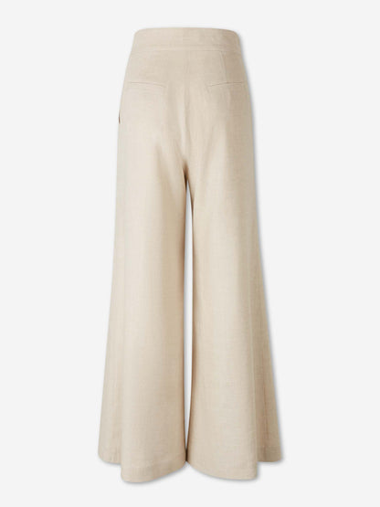 Outlet online Andres Otalora Mujer Pantalones Acampanados Desperte color Crema sku 761-004022 01 - Foto 3
