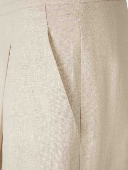 Outlet online Andres Otalora Mujer Pantalones Acampanados Desperte color Crema sku 761-004022 01 - Foto 4