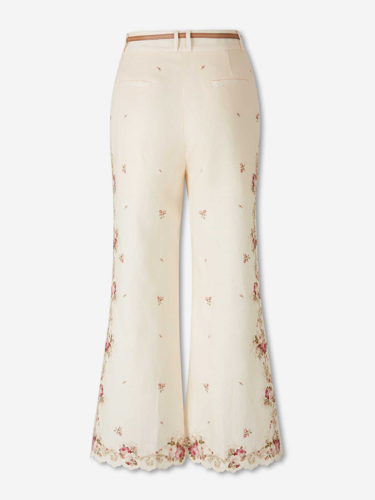 Outlet online Zimmermann Mujer Pantalones Flared Floral color Crema sku 761-004032 01 - Foto 3