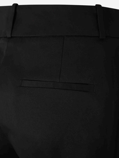 Outlet online Peserico Mujer Pantalones Rectos Gabardina color Negro sku 761-004040 02 - Foto 4