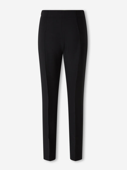 Outlet online Roland Mouret Mujer Pantalones Skinny Lana color Negro sku 761-004058 01 - Foto 2