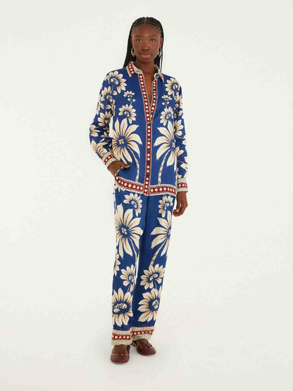 Farm Rio Mujer Barcelona Pantalones Anchos Estampados color Multicolor sku 761-004064 01 - Foto 2