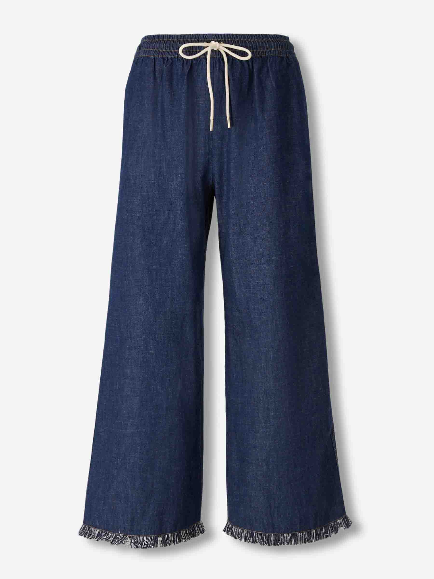 Outlet online Zimmermann Mujer Jeans Flared Anchos color Azul Denim sku 761-004065 01 - Foto 1