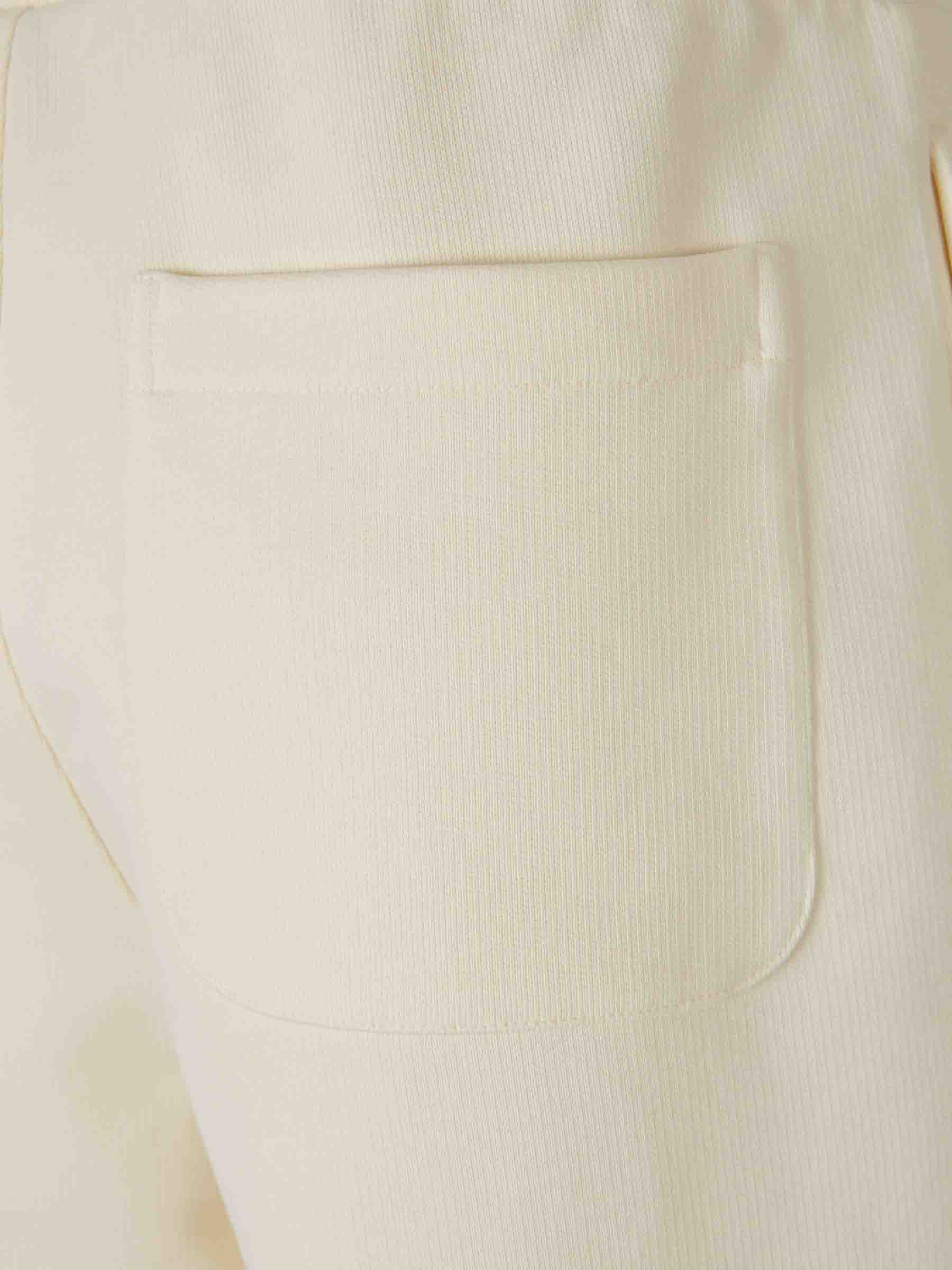 Ami Paris Mujer Barcelona Joggers Algodón color Crema sku 761-004071 01 - Foto 4