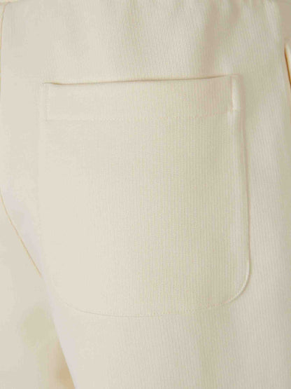 Ami Paris Mujer Barcelona Joggers Algodón color Crema sku 761-004071 01 - Foto 4