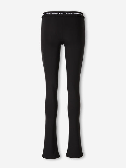 Outlet online Off-White Mujer Leggings Logoband color Negro sku 761-004074 01 - Foto 3