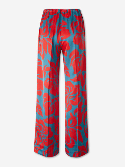 Outlet online Dries Van Noten Mujer Pantalones Rectos Estampados color Multicolor sku 761-004080 01 - Foto 3